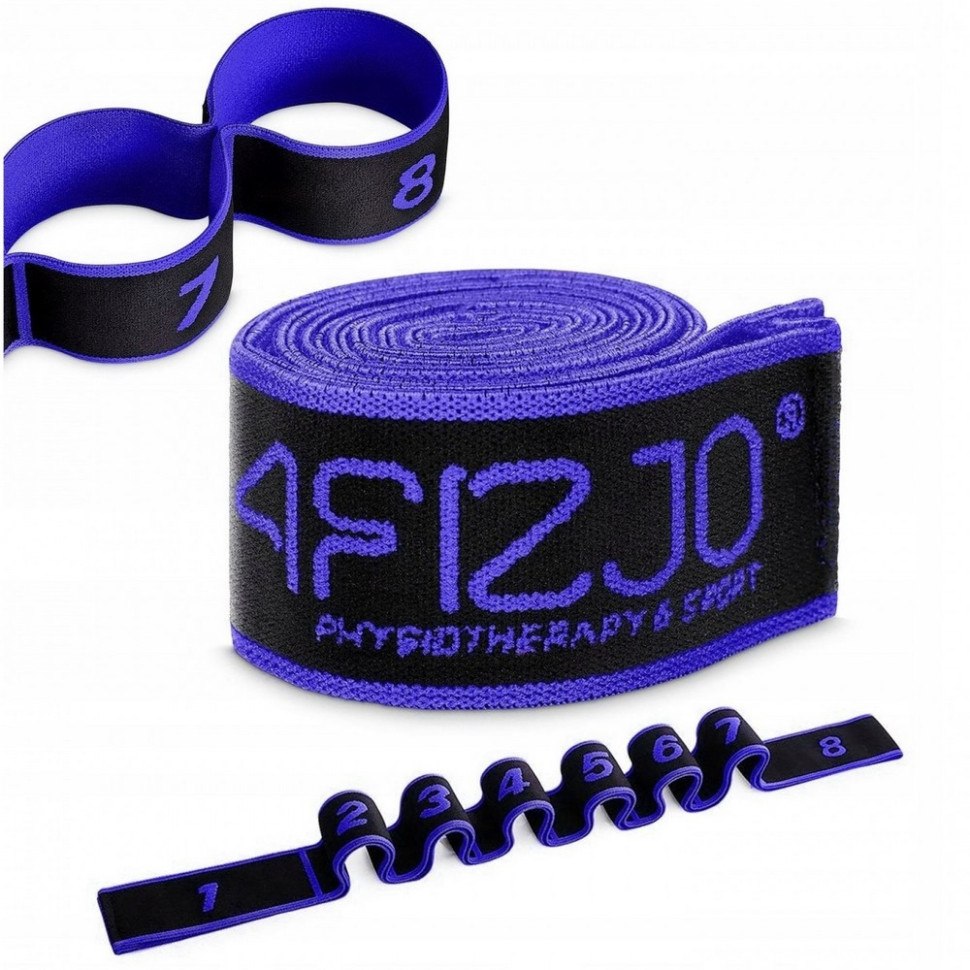 Эспандер с петлями для растяжки 4FIZJO 4FJ0292, 90 см