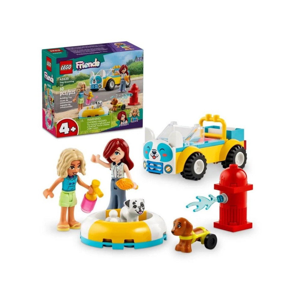 Конструктор «Авто собачьего парикмахера» LEGO 42635, 60 деталей