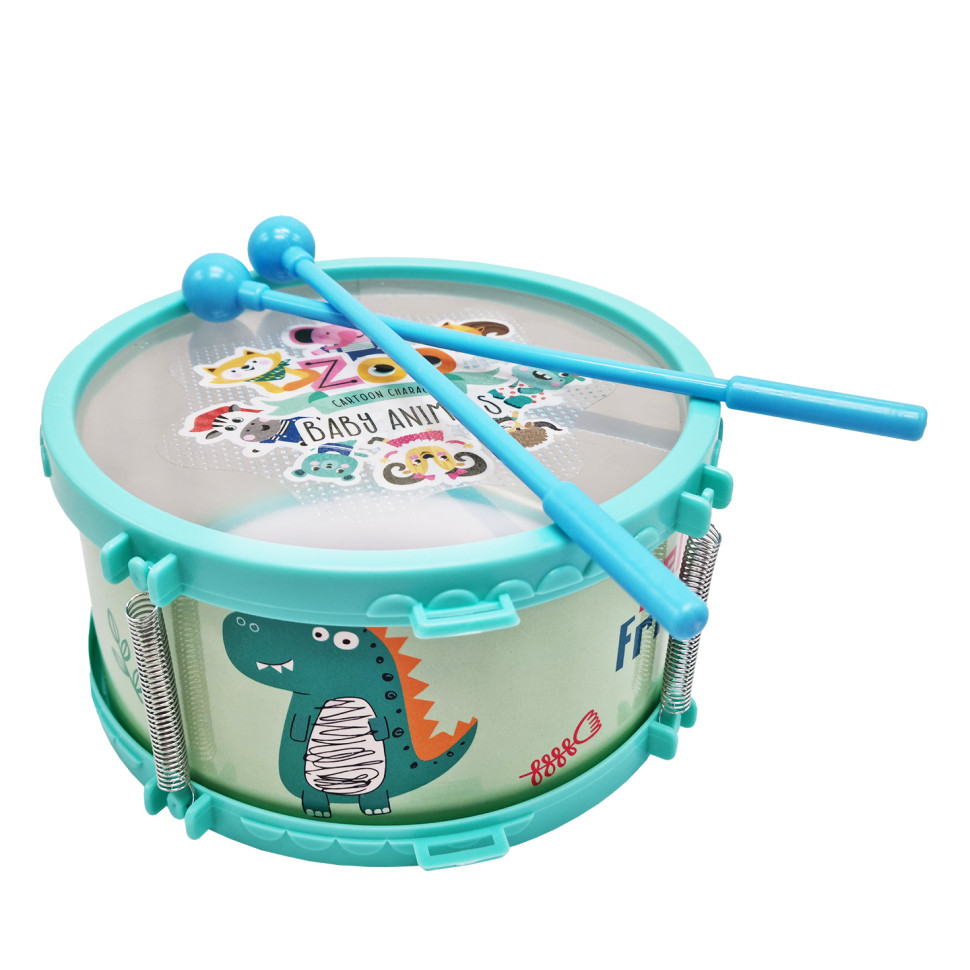 Дитяча іграшка Барабан Bambi 168-53C(Turquoise) палички 2шт 20см