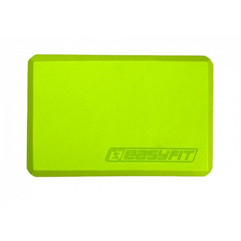 Блок для йоги EasyFit EF-1818-GN, EVA, Салатовий