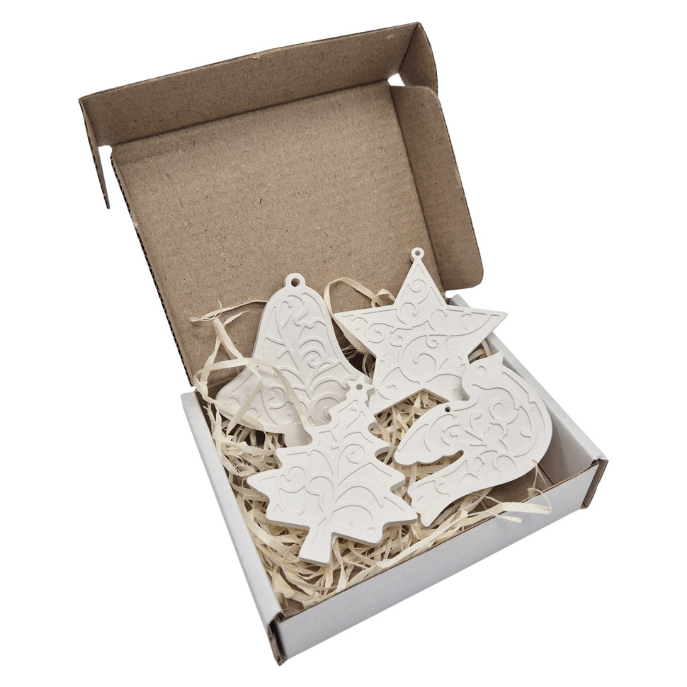 Рождественские гипсовые фигурки GipsOk gips001 для декорирования