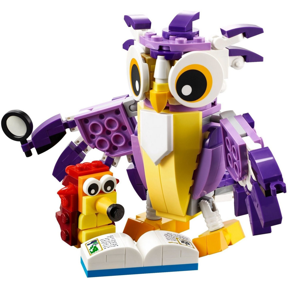 Конструктор LEGO Creator Удивительные лесные обитатели 31125