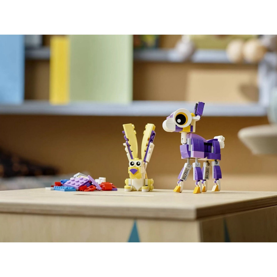 Конструктор LEGO Creator Удивительные лесные обитатели 31125