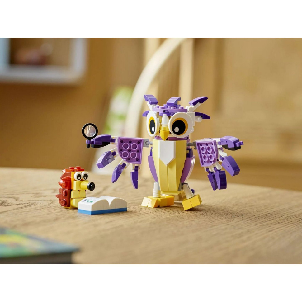 Конструктор LEGO Creator Удивительные лесные обитатели 31125