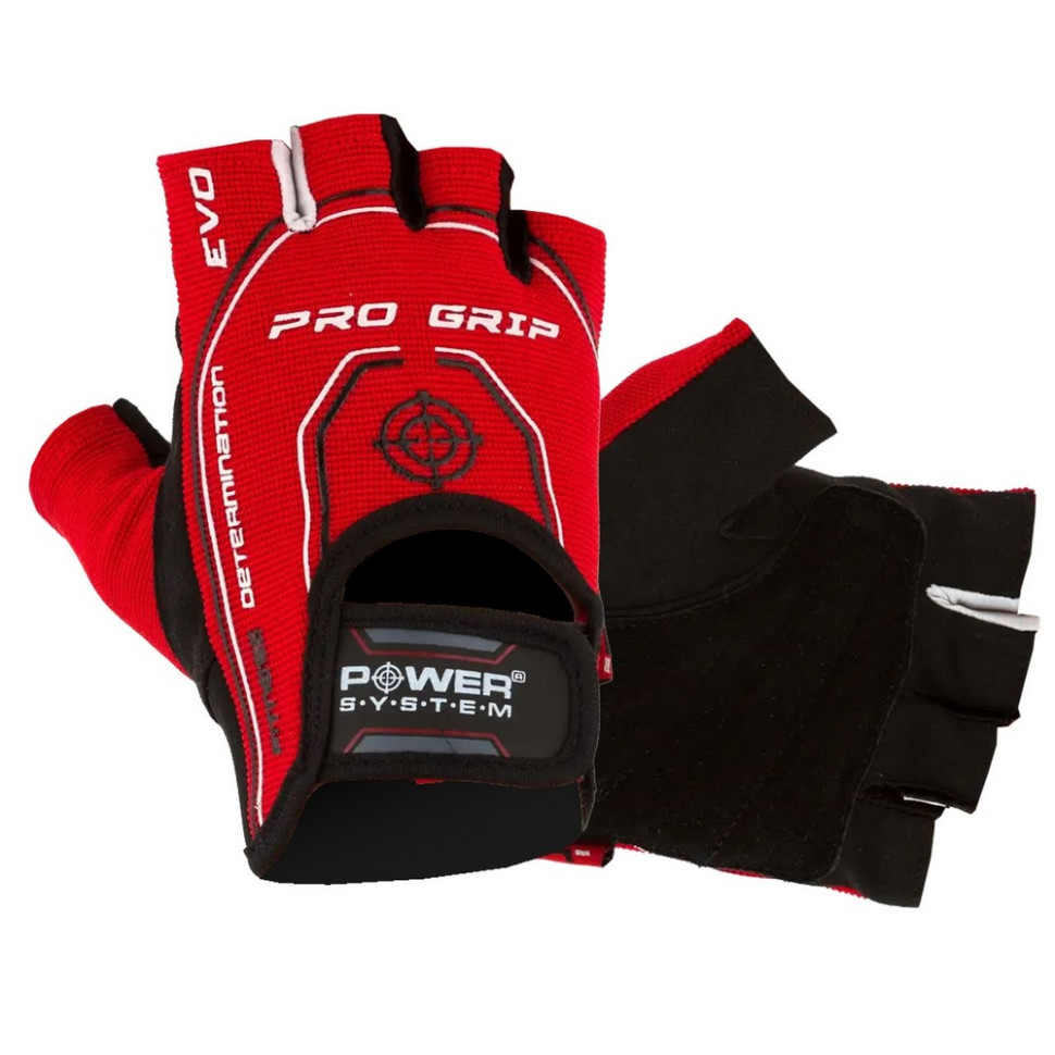Перчатки для фитнеса Pro Grip Power System PS-2250_M_Red, M