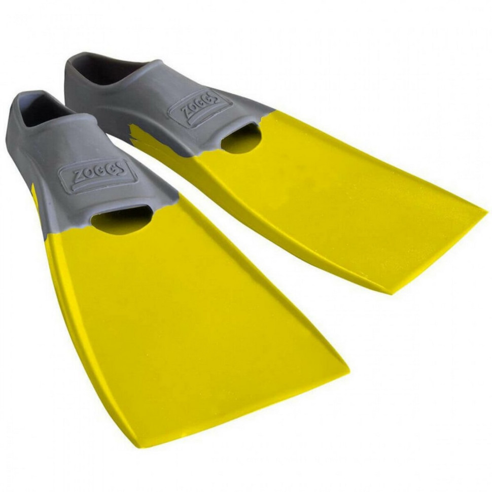 Ласты для плавания Long Blade Rubber Zoggs 465213.GYYLL.4-5 желтые 37/38