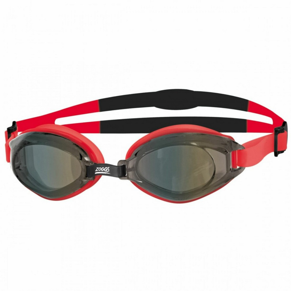 Очки для плавания Endura Mirror Zoggs 310578.RDBKMSM, красно-черные