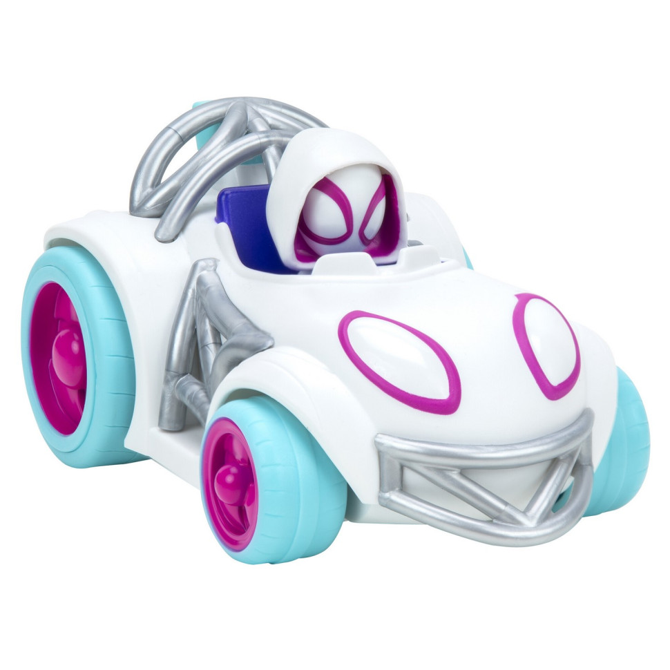 Машинка инерционная Spidey Pull Back Vehicle Ghost Spider Призрак-паук SNF0016