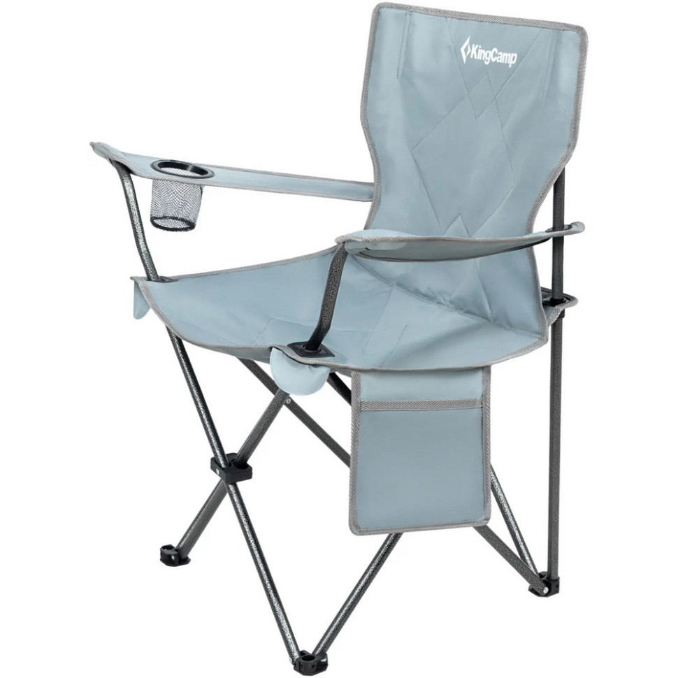 Крісло туристичне Lotus KingCamp KC2216_GREY, до 120 кг
