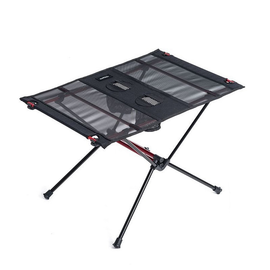 Раскладной стол облегченный NH19Z027-Z Naturehike 6976023920400 сетка/ карбон, черный