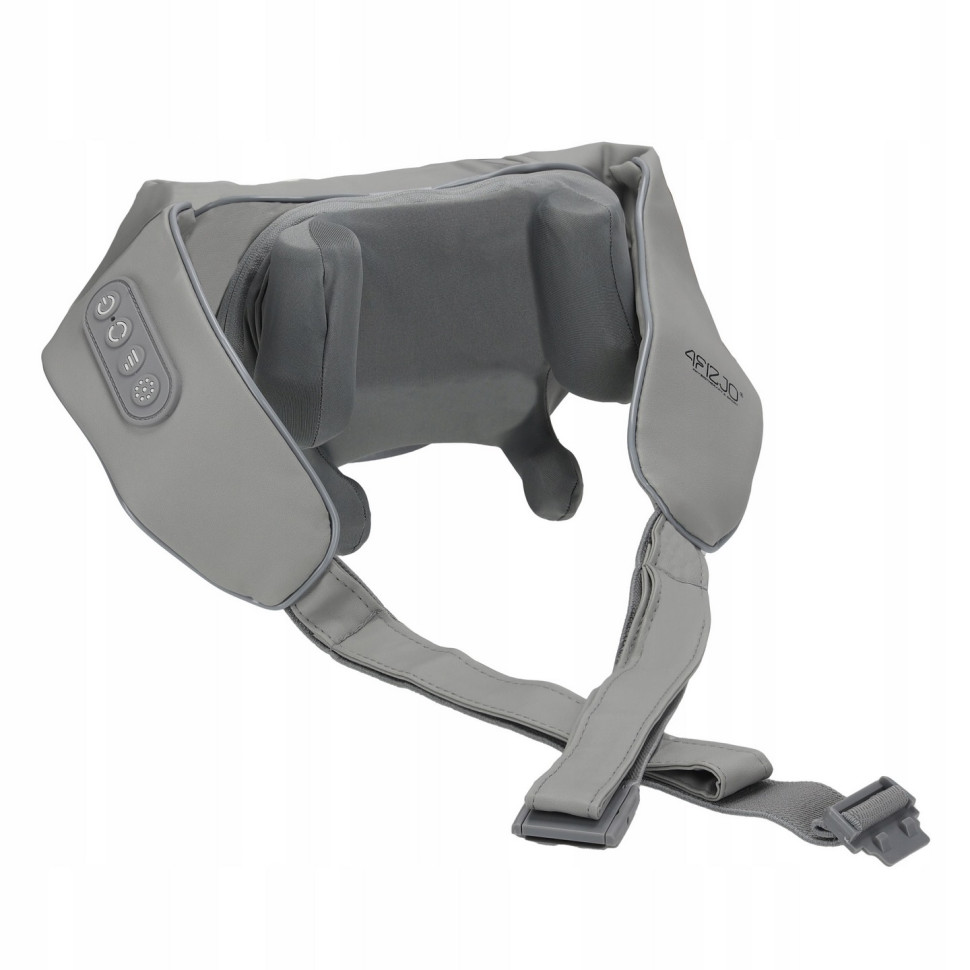 Накидка-массажер Shiatsu Evo+ 4FIZJO P-5905973404150 для шеи и спины, аккумуляторный, Grey