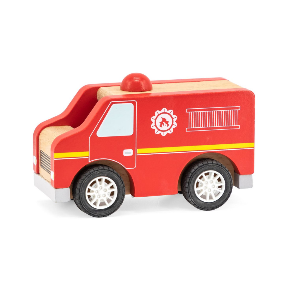 Игрушечная машинка Пожарная Viga Toys 44512 деревянная