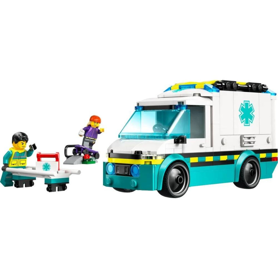 Конструктор дитячий Швидка допомога LEGO 60451, 184 деталі