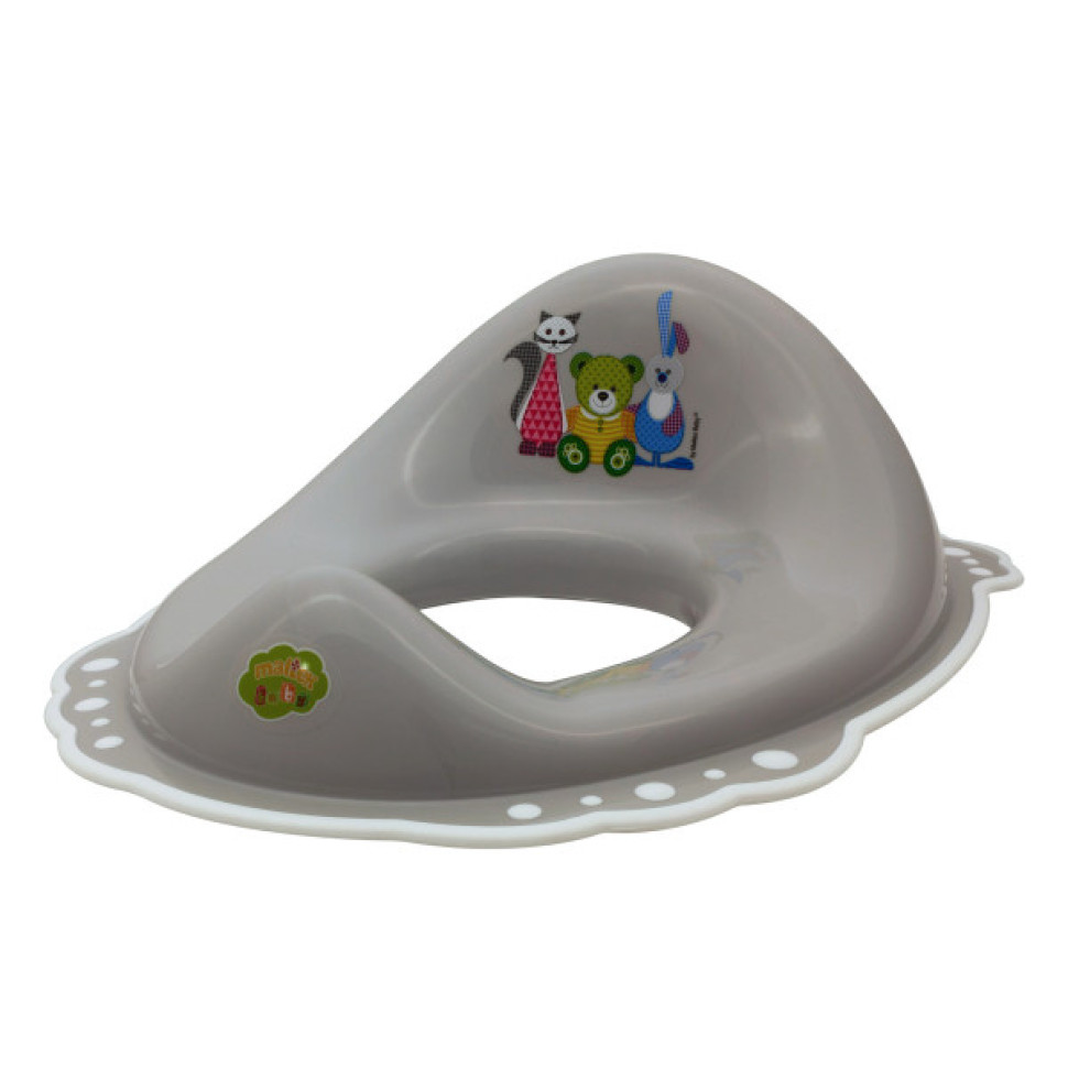 Накладка на унитаз Bear&Friends 2K Maltex 5337_75 grey-white