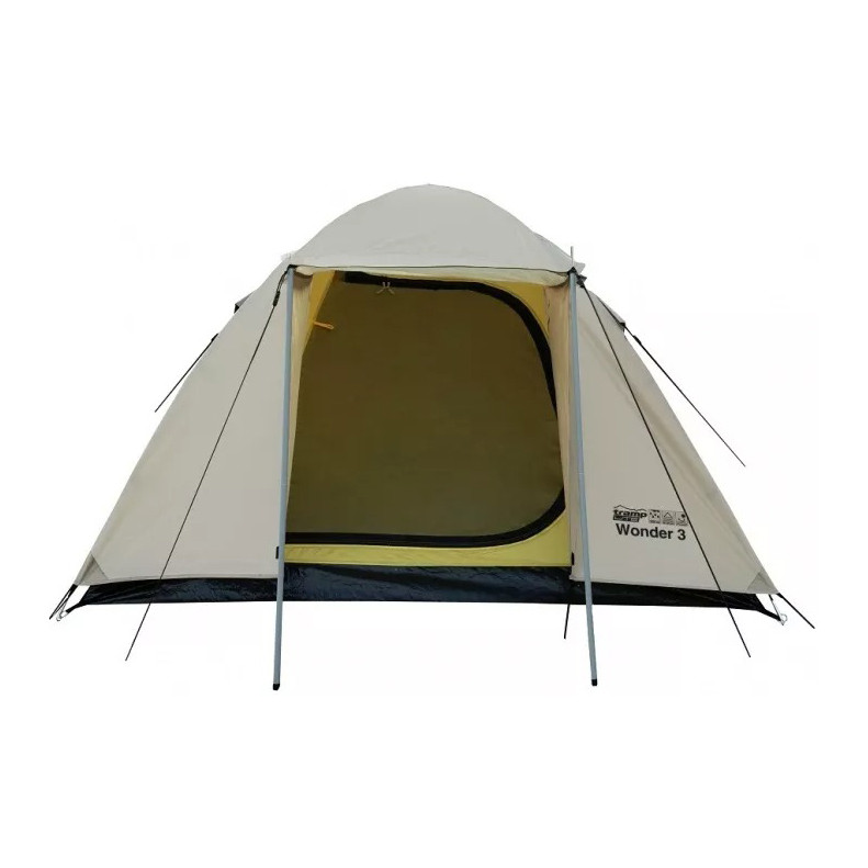 Туристичний намет Lite Wonder 3 Tramp UTLT-006-sand пісочний 3-місний