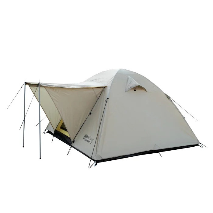 Туристичний намет Lite Wonder 3 Tramp UTLT-006-sand пісочний 3-місний