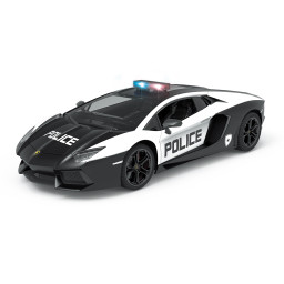 Автомобіль на радіокеруванні LAMBORGHINI AVENTADOR POLICE KS DRIVE 114GLPCWB з мигалками