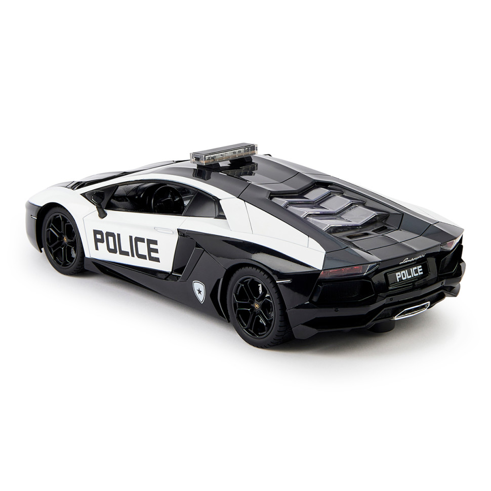 Автомобіль на радіокеруванні LAMBORGHINI AVENTADOR POLICE KS DRIVE 114GLPCWB з мигалками