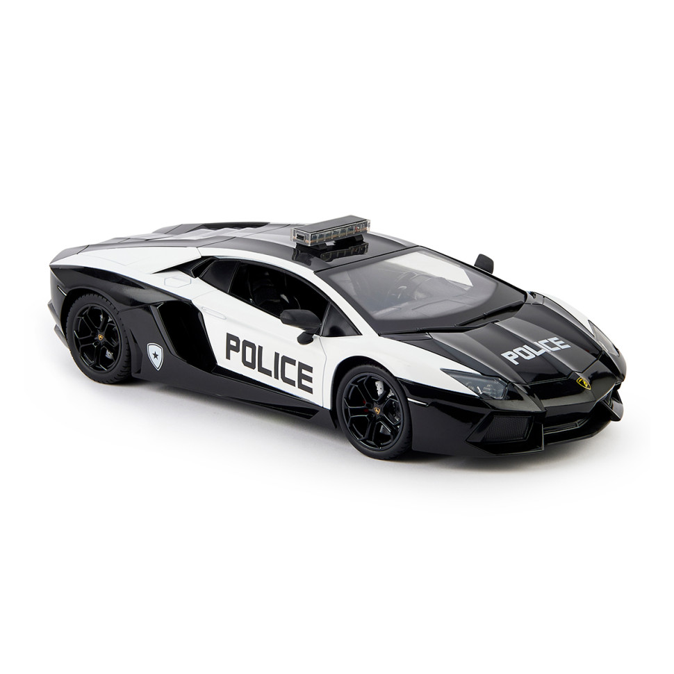 Автомобіль на радіокеруванні LAMBORGHINI AVENTADOR POLICE KS DRIVE 114GLPCWB з мигалками