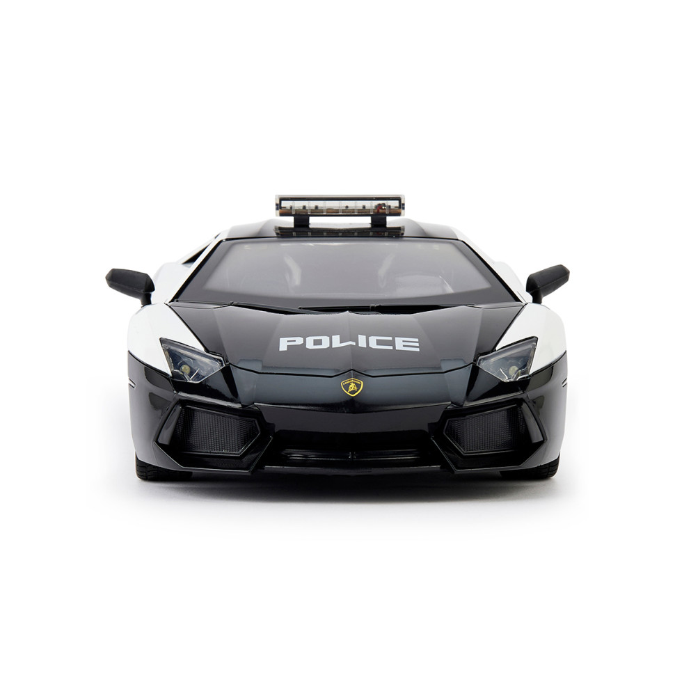 Автомобіль на радіокеруванні LAMBORGHINI AVENTADOR POLICE KS DRIVE 114GLPCWB з мигалками