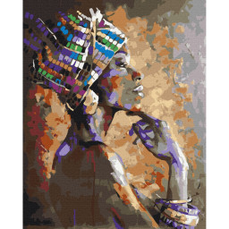 Картина за номерами "Відьма" Brushme BS43612, 40x50 см 
