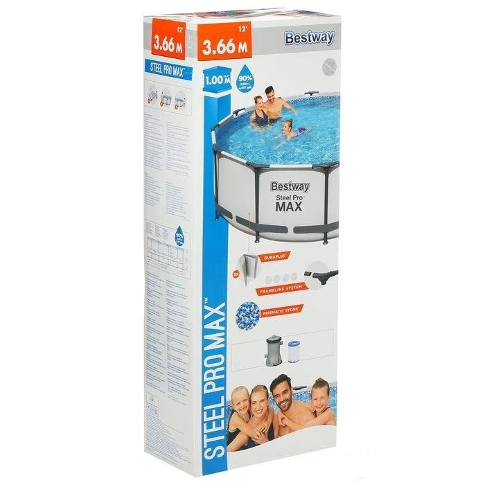 Каркасний басейн Bestway 56260, 366х100 см, 9150 л
