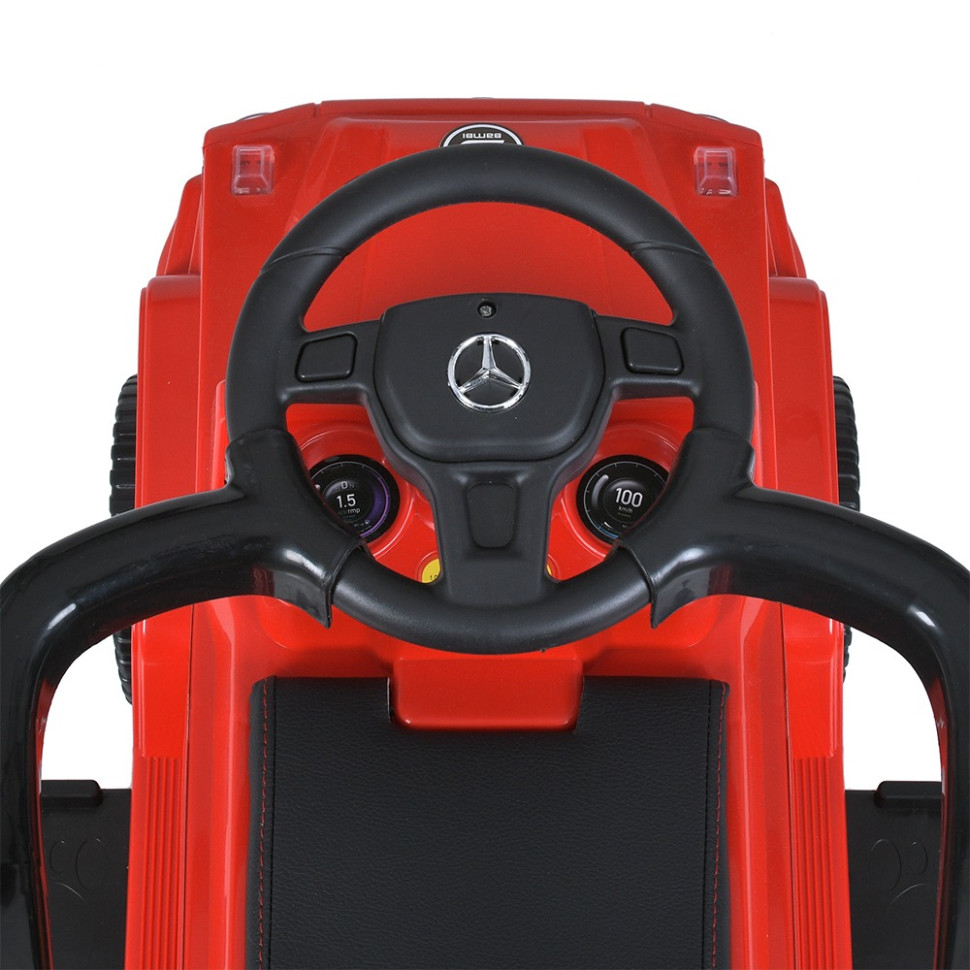 Дитяча каталка-толокар Bambi Racer M 5046L-3 червоний, з батьківською ручкою