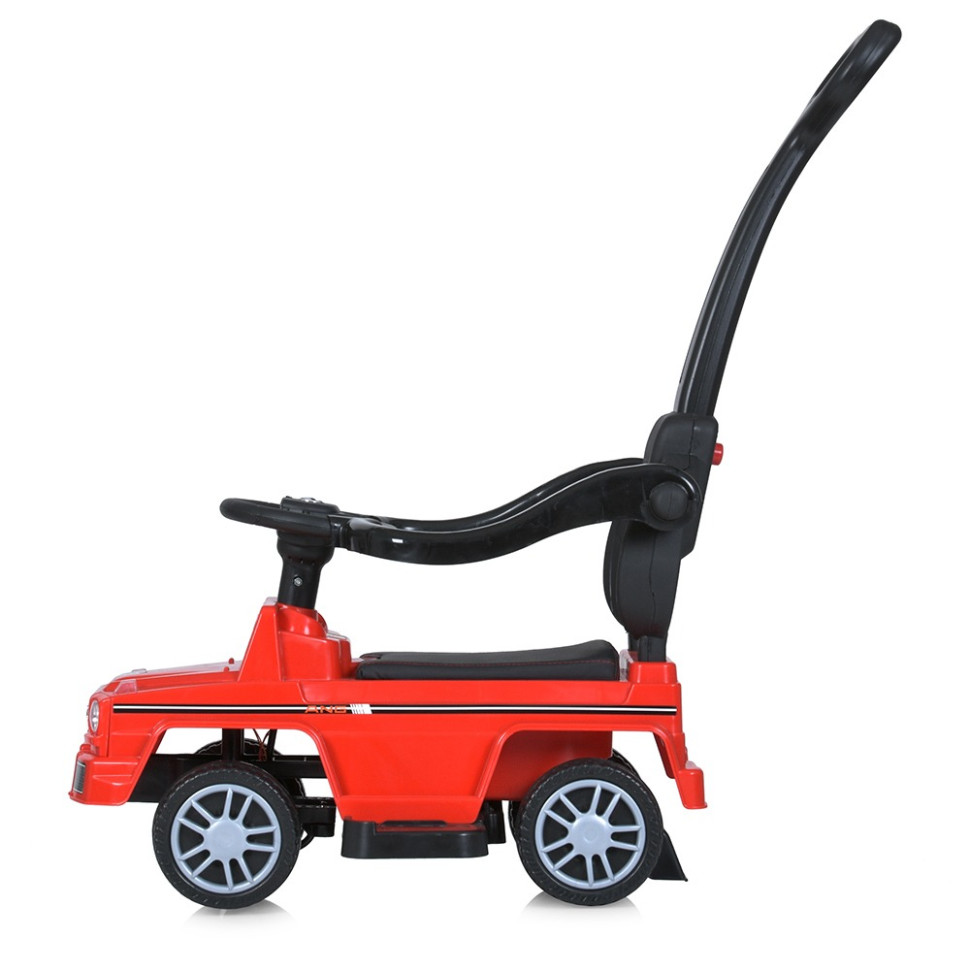 Дитяча каталка-толокар Bambi Racer M 5046L-3 червоний, з батьківською ручкою