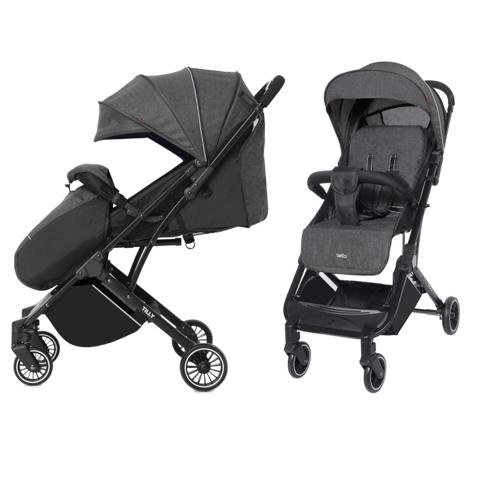 Прогулочная коляска Tilly Bella T-163 DARK GREY