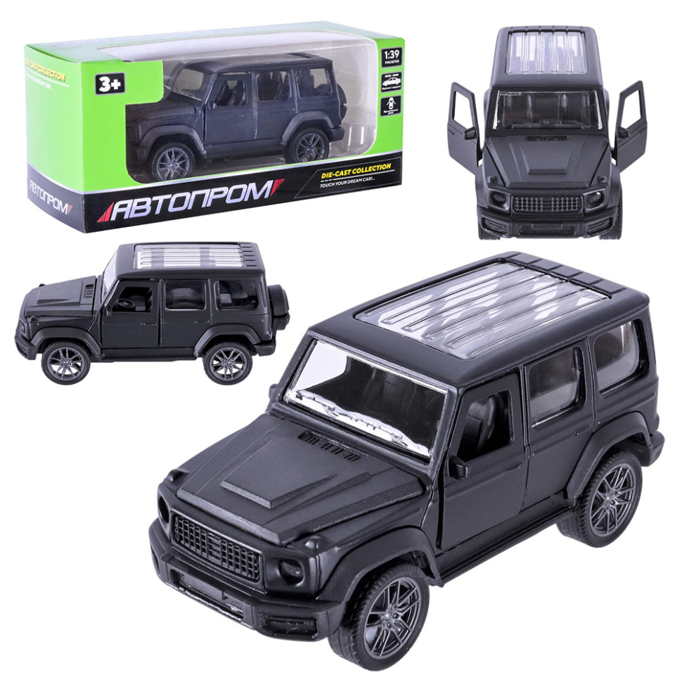 Машинка інерційна Джип АВТОПРОМ AP4393(Black) масштаб 1:43