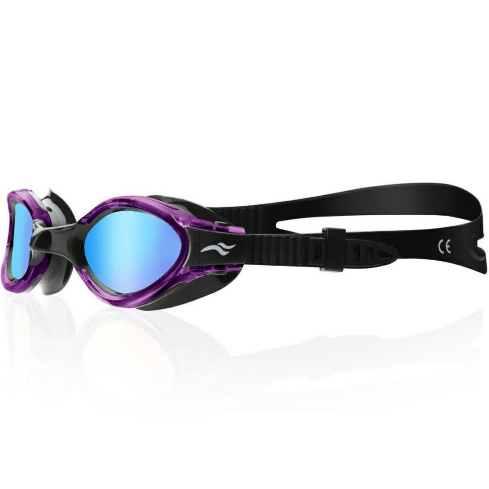Очки для плавания TRITON 2.0 MIRROR Aqua Speed 283-09(60415) черный, сиреневый, OSFM