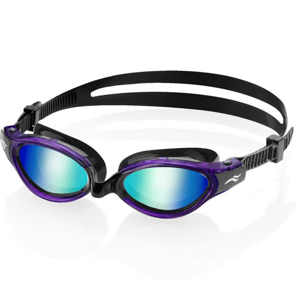 Очки для плавания TRITON 2.0 MIRROR Aqua Speed 283-09(60415) черный, сиреневый, OSFM