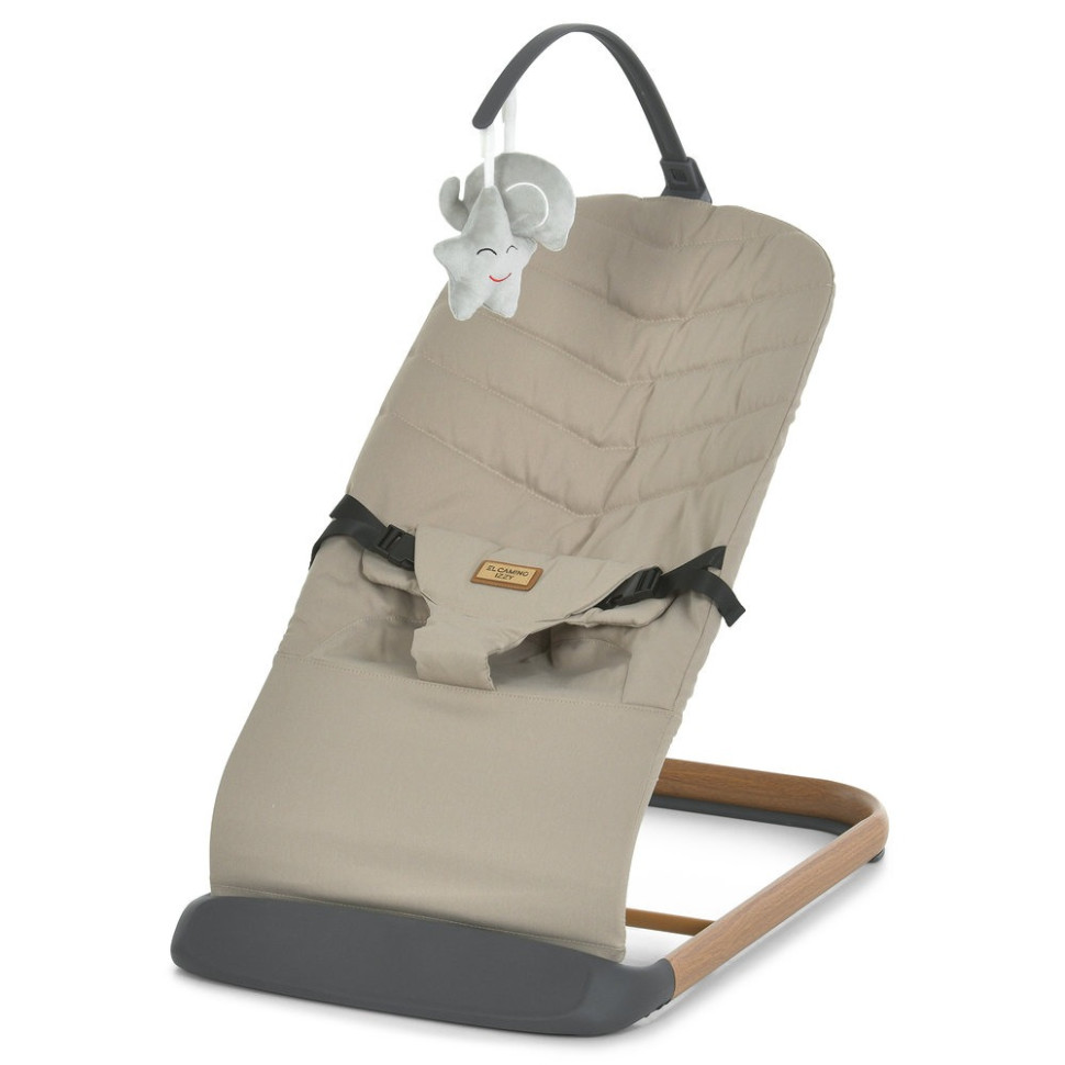 Баунсер гойдалка-шезлонг для новонароджених IZZY EL Camino ME 1178-1 Taupe Beige