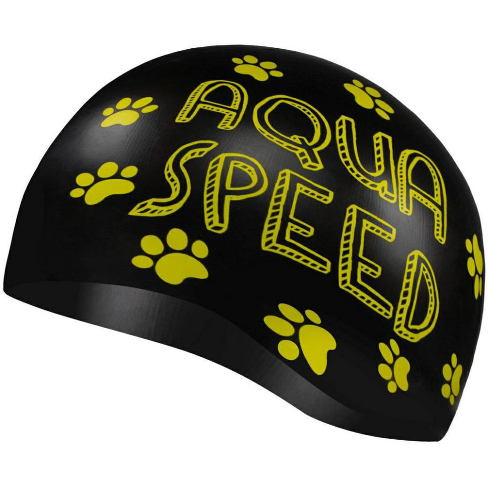 Шапка для плавання KIDDIE Aqua Speed 142-07 чорний, OSFM