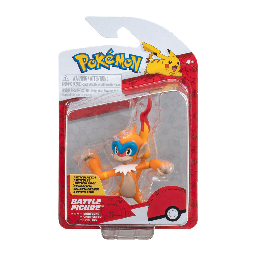 Игровая фигурка Монферно Pokemon W16 PKW3010 с артикуляцией, 7,6 см