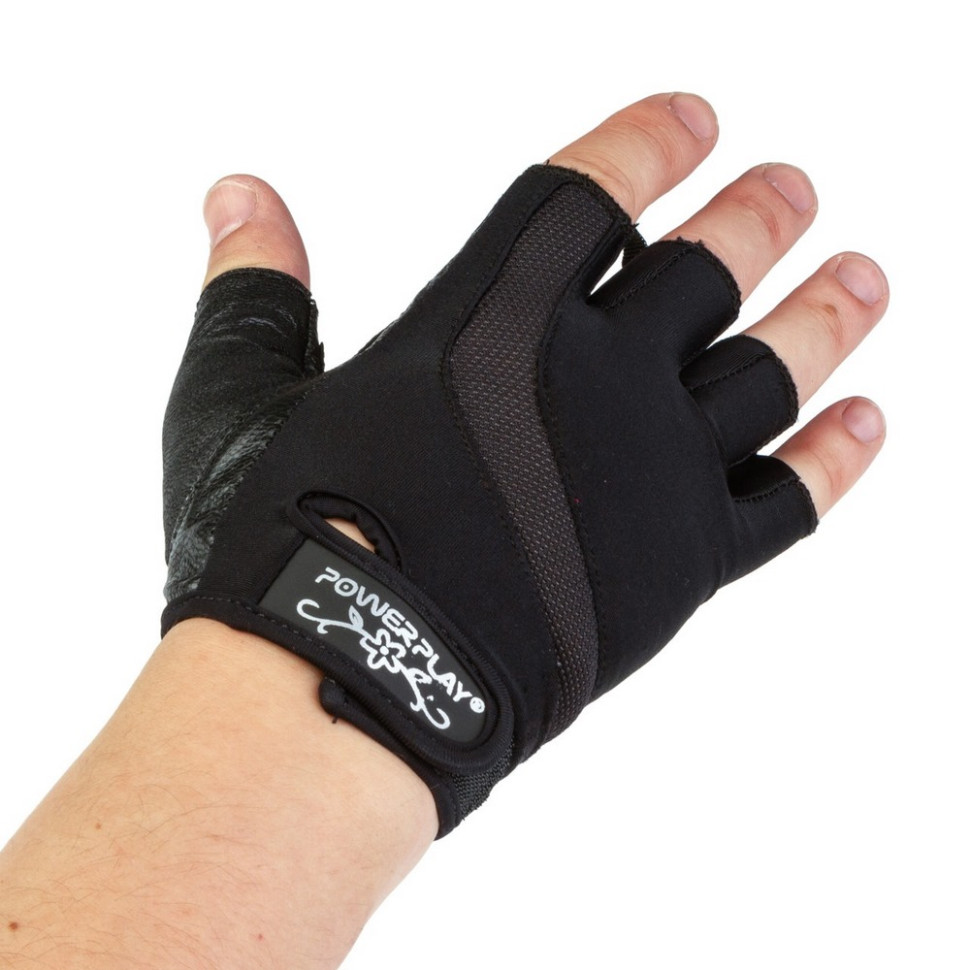 Перчатки для фитнеса PowerPlay PP_2311_S_Black, Черные, S