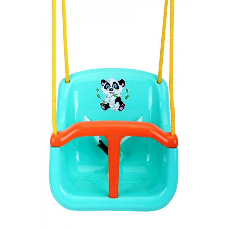 Дитяча гойдалка ТехноК 8102TXK(Turquoise) пластик, до 20 кг, мотузка 2,5 м