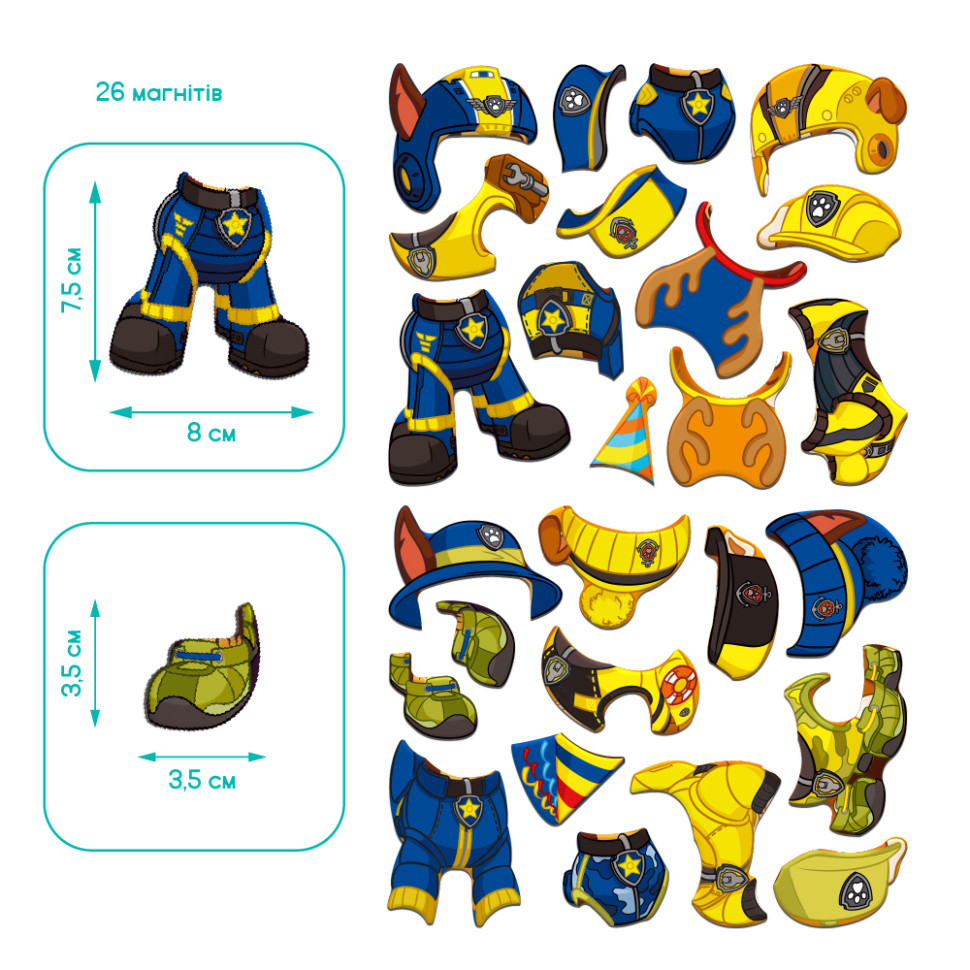 Магнитная игра-одевалка