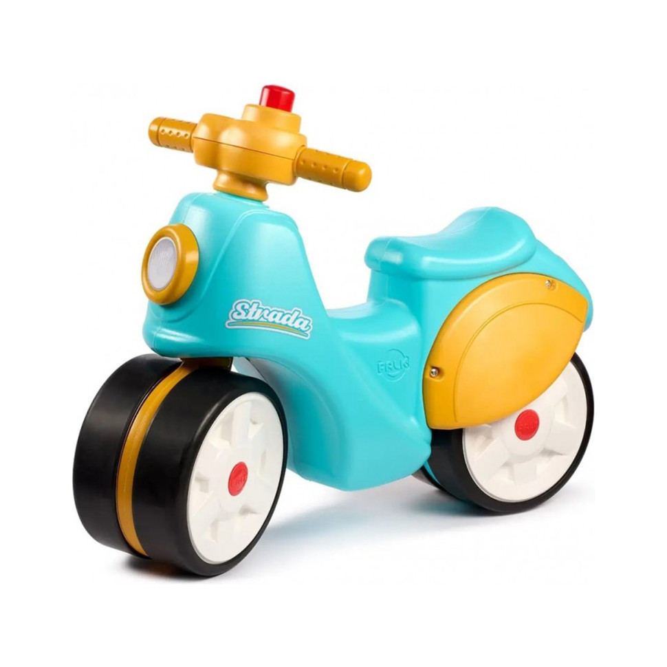Скутер-каталка Strada Falk 800S желто-голубой