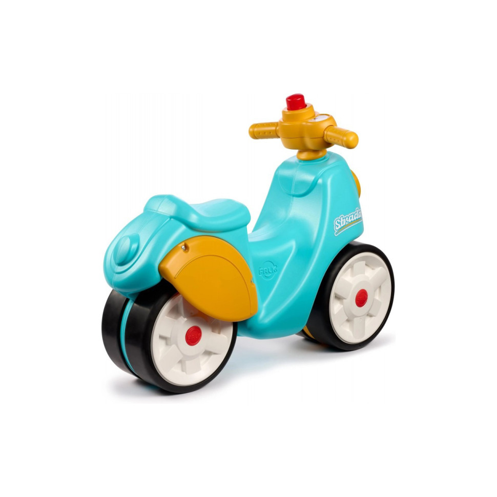 Скутер-каталка Strada Falk 800S желто-голубой