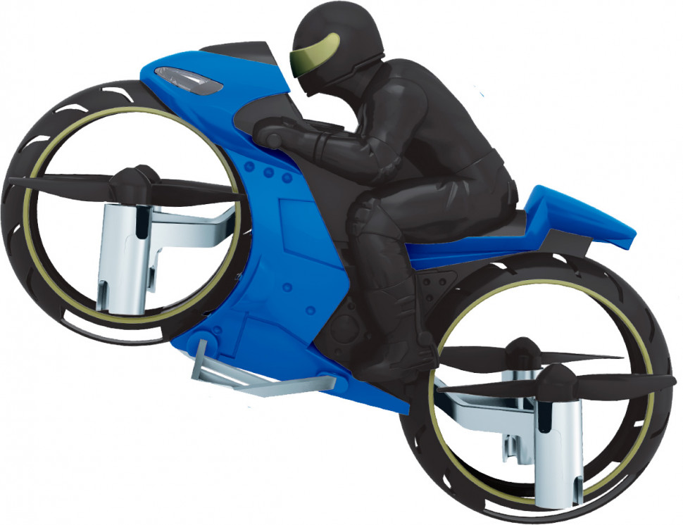 Летающий квадрокоптер-мотоцикл на радиоуправлении ZIPP Toys RH818