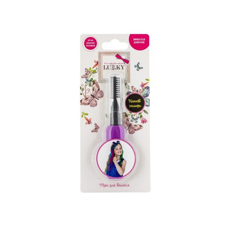 Детская тушь для волос Lukky T15394 фиолетовая 