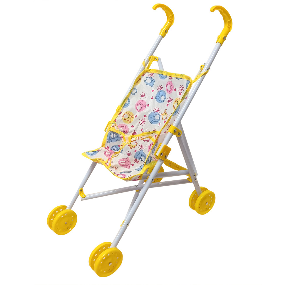 Дитяча колясочка для ляльок «Хом'яки» Bambi 886K-9 прогулянкова, складна
