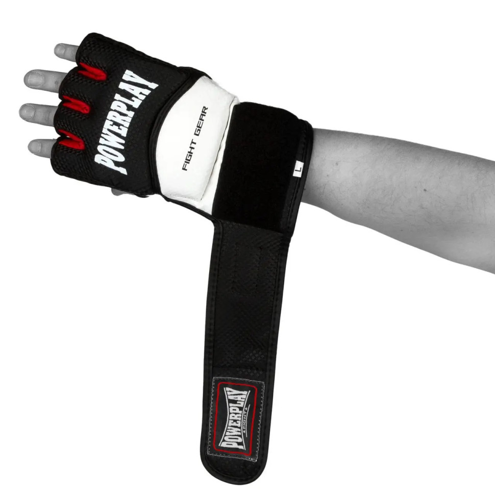 Перчатки для MMA PowerPlay PP_3075_XL_BI/White, Черные-Белые XL