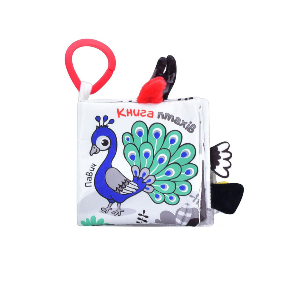 Мягкая книжка-шуршалка Limo Toy HB 0032  подвеска, шурудит, пищалка