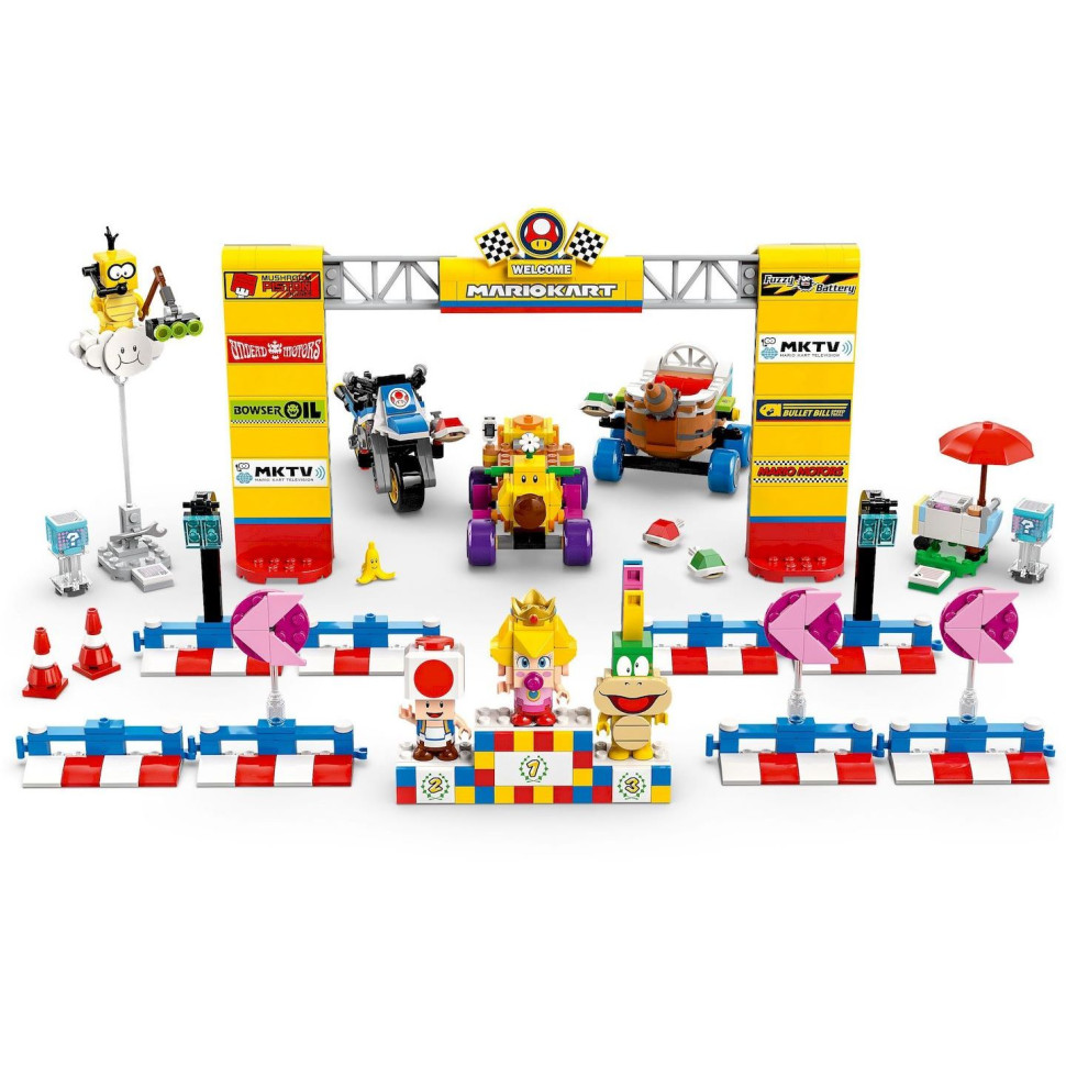 Конструктор LEGO Super Mario Mario Kart – Baby Peach & Grand Prix. набор 72036, 823 детали