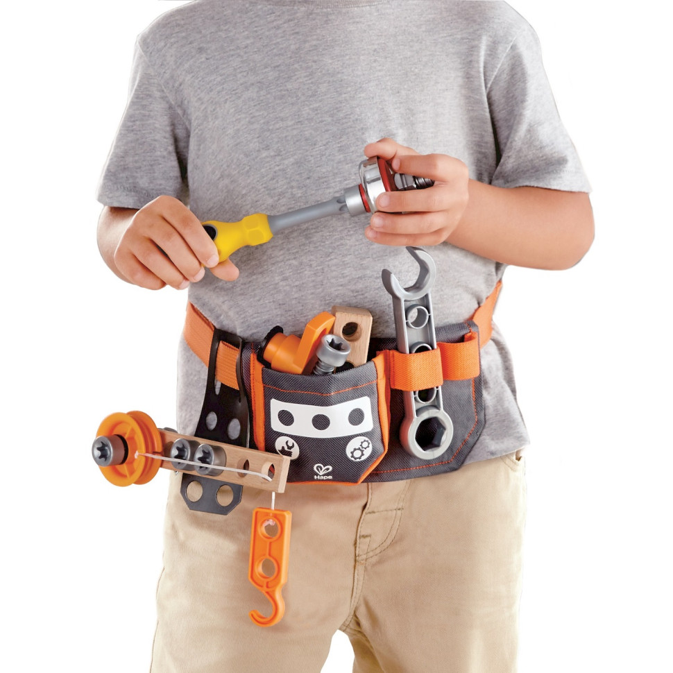 Ігровий набір Junior Inventor Пояс з інструментами Hape E3035, 19 деталей