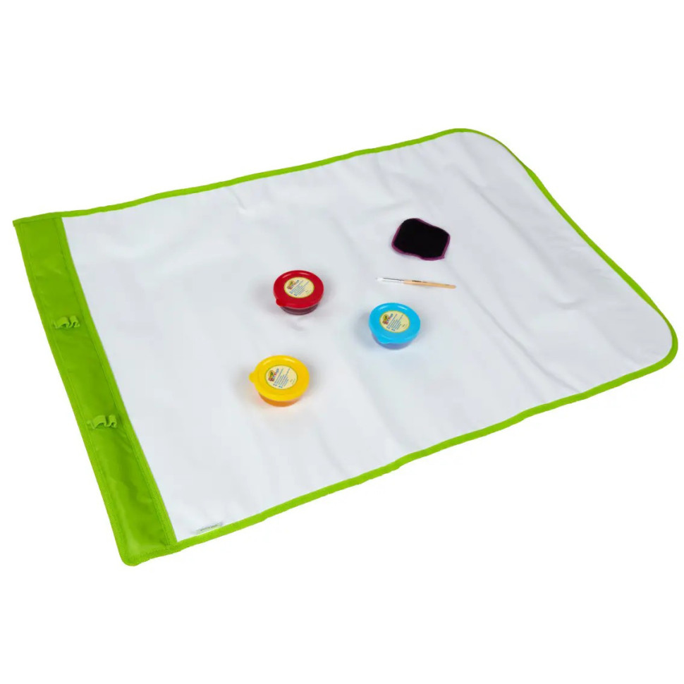 Многоразовый коврик для рисования Mini Kids Crayola 81-1528, 3 баночки с красками