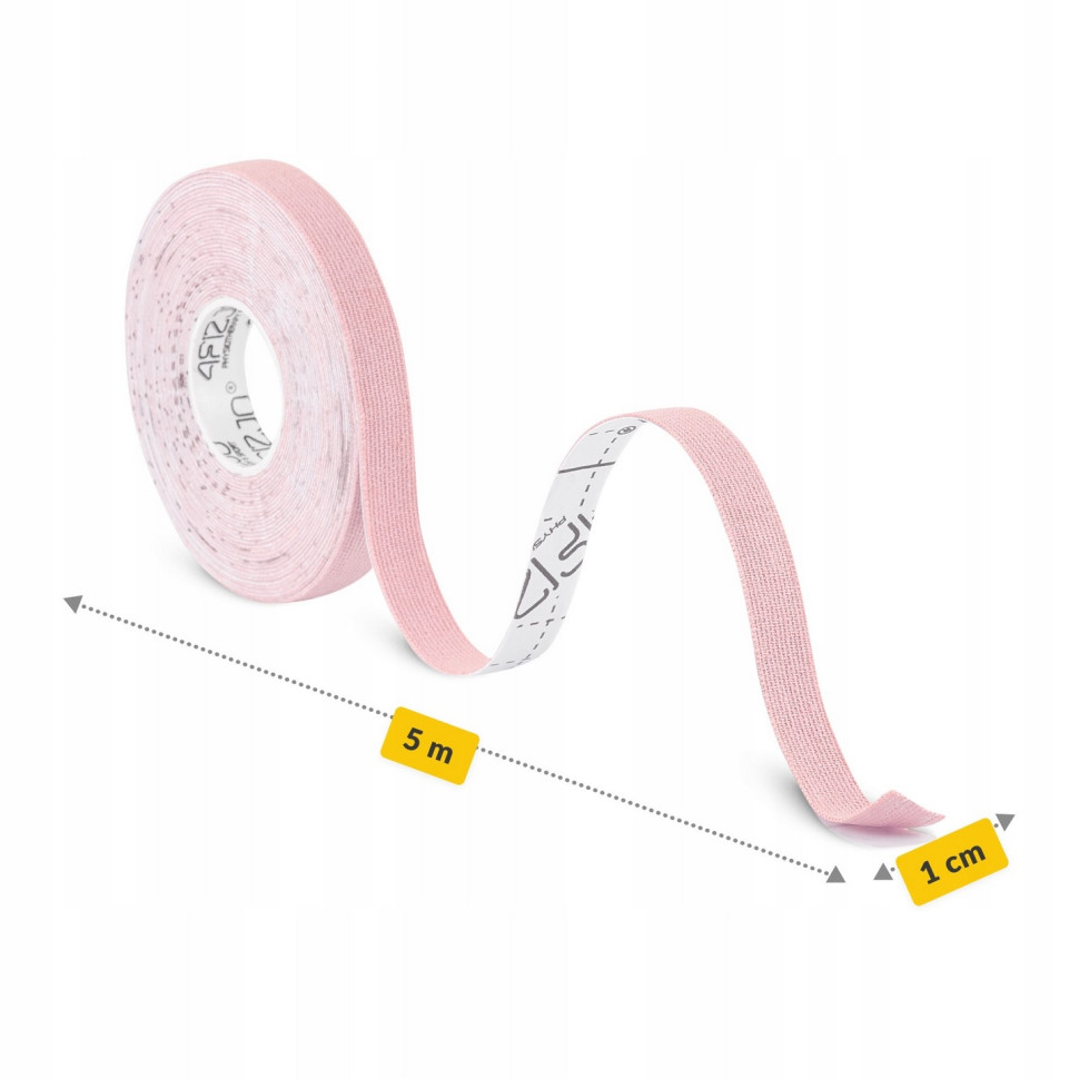 Лента кинезиологическая 4FIZJO P-5905973400794 Light Pink 1 см x 5 м, кинезио тейп