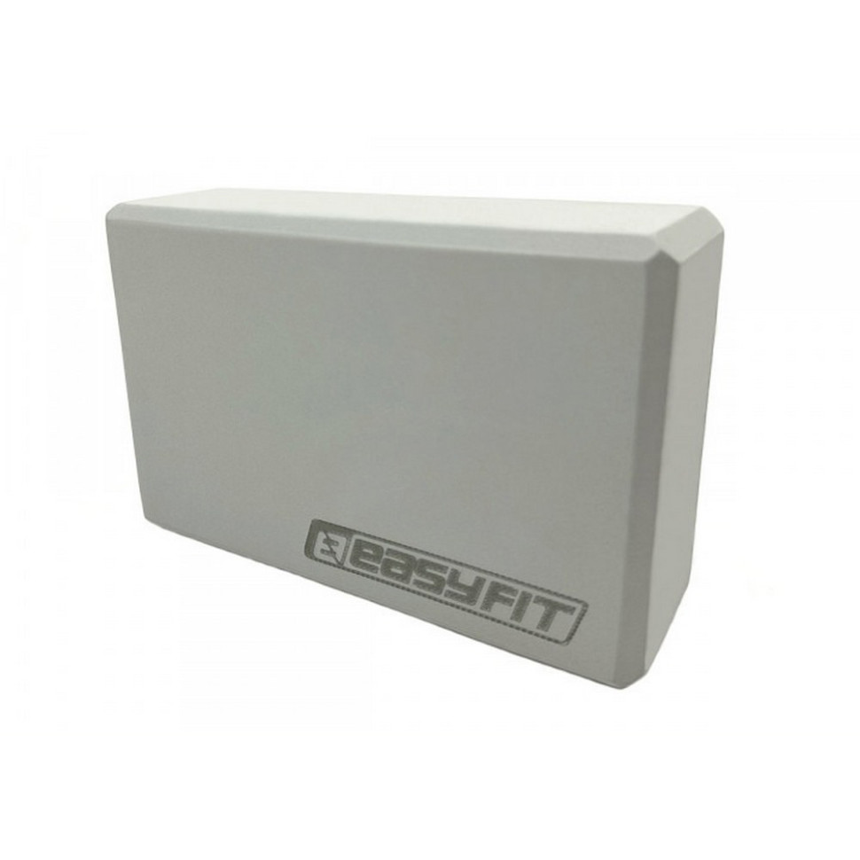 Блок для йоги EasyFit EF-1818-GY, EVA, Серый